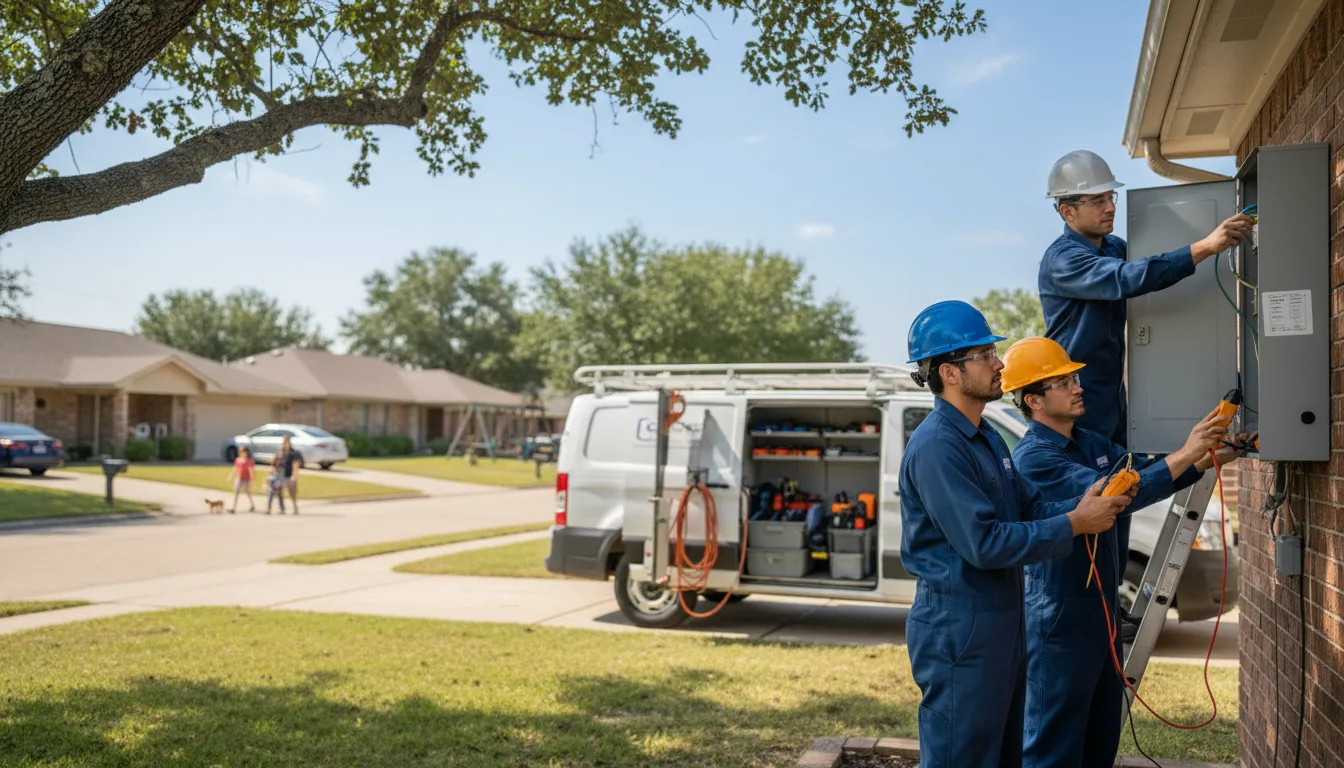 Certified electrician providing emergency electrical services in Bradenville, PA